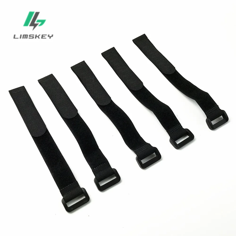 

20pcs Limskey 2*25CM Magic Sticker Strap/Lipo Battery Strap Belt /Reusable Cable Tie Wrap bands for 3s-4s FPV battery parts