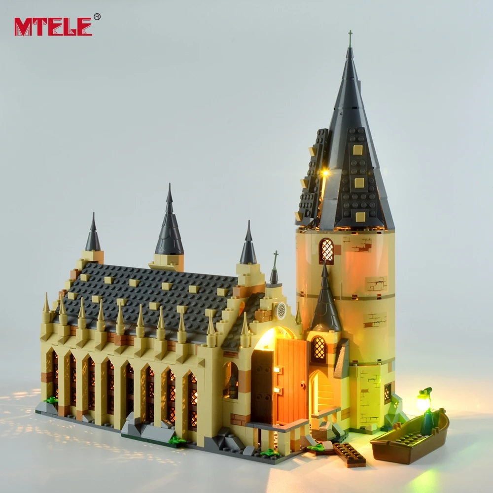 Набор светодиодсветильник Ки MTELE для 75954 Great Hall совместимый с 16052 (модель в