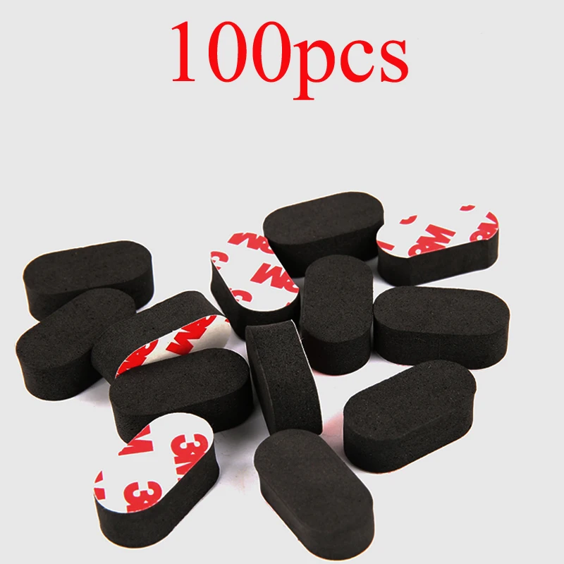 

100PCS FPV M3 Sponge Mat Landing Skid Pad Gear Anti-vibration Shockproof Foam Sticky Tape for RC Racing Copter Drone Qav250 210