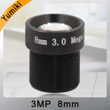 Yumiki 3,0 Megpixel M12 MTV 8 мм 3MP HD CCTV камера объектив IR HD камера безопасности Объектив фиксированная диафрагма