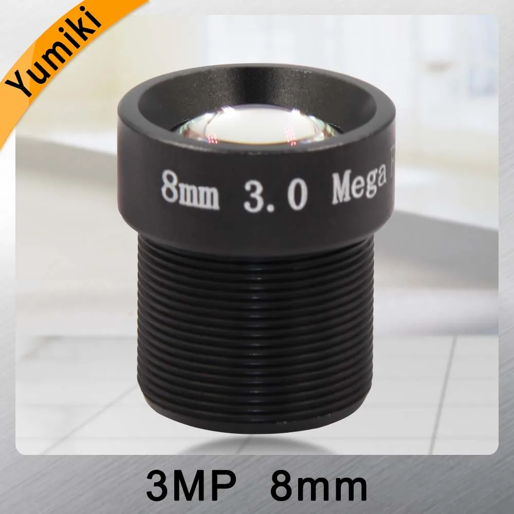  Yumiki 3.0Megpixel M12 MTV 8mm 3MP HD CCTV Camera Lens IR HD Security Camera Lens Fixed Iris - 32959418503