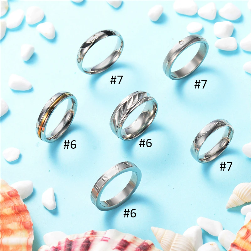 

BAOYAN Trendy Career Silver Color Women Stainless Steel Rings Jewelry for Women Wholesale