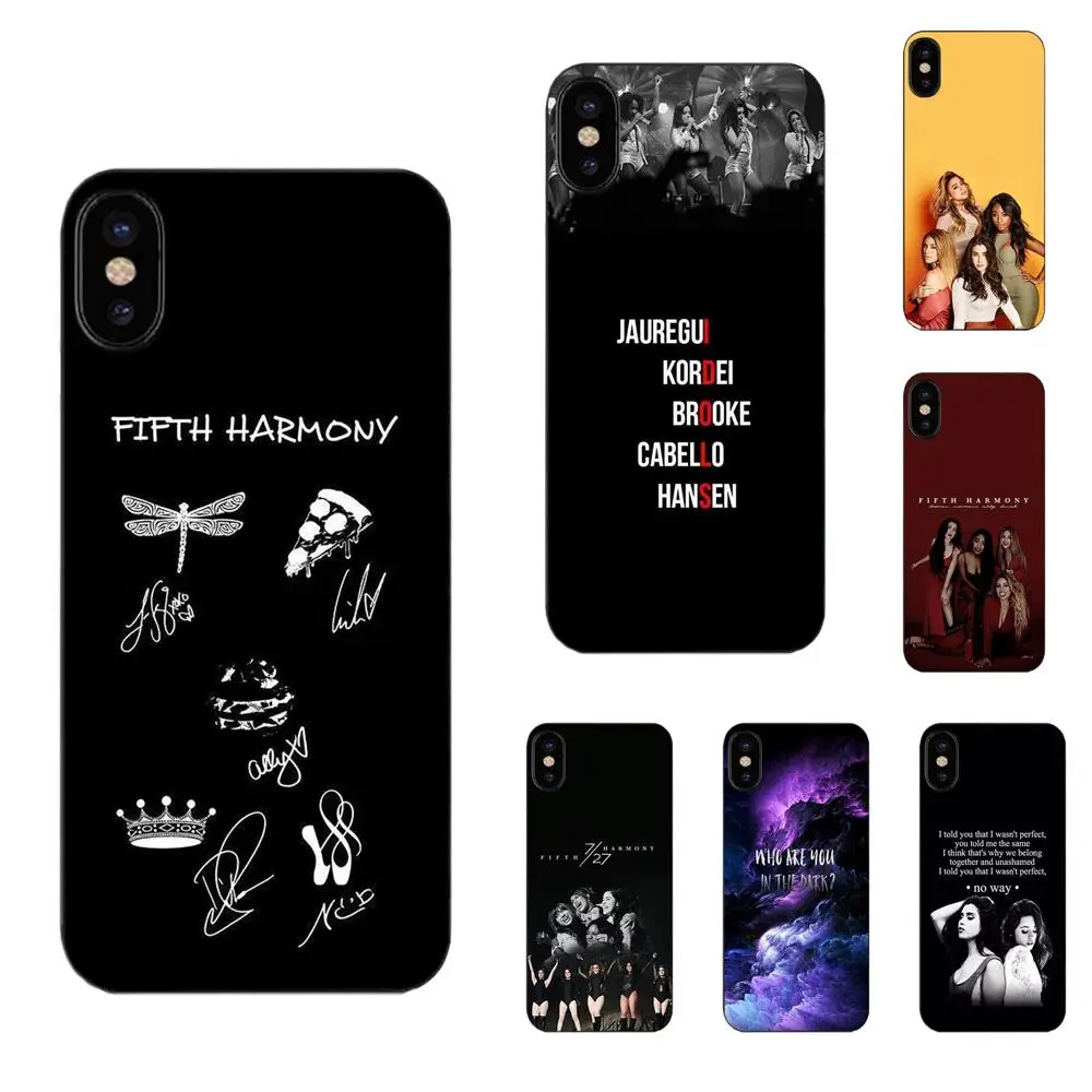 

Oedmeb Fifth Harmony Forever For Apple iPhone 4 4S 5 5C 5S SE 6 6S 7 8 Plus X XS Max XR Soft TPU Print Capa