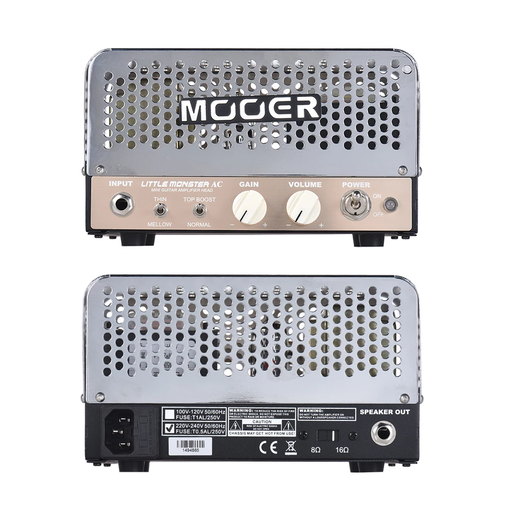 MOOER в стиле Маленький Монстр AC мини 5 Вт труба гитара Amp головка усилителя ECC8 (12AX7)