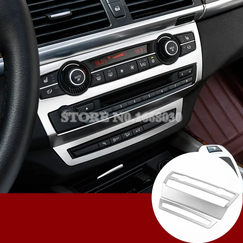 Inner Center Console Panel Cover Trim 2pcs For BMW X6 E71 2010 2014in