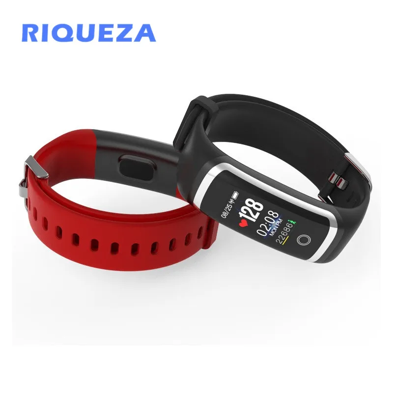 

RIQUEZA M4 Smart Bracelet Sleep Monitor Bluetooth Fitness Tracker Call Reminder Take Photos Sport Wristband for iOS Android