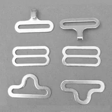 50 комплектов пластиковых аппаратных средств наборы регулируемых лент аксессуары черные застежки крючки набор глаз галстук-бабочка пряжки с зажимом