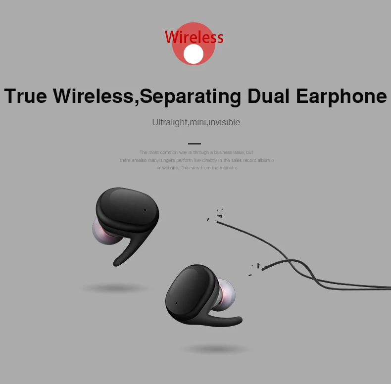 TWS Bluetooth 5.0 Earphones in-Ear Wireless Earbuds Stereo Bass Sound Noise Cancellation mini Wireless Bluetooth Earphone (7)