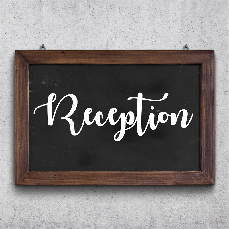 Wedding Party Decor Decals Reception Wall Art Stickers