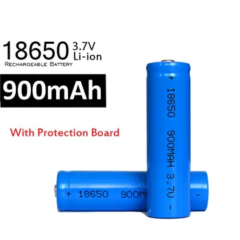 

KingWei 10pcs/lot High Capacity 900Mah 18650 Rechargeable 3.7V Li-ion Lithium Battery For LED Flashlight Toy Eletric Products