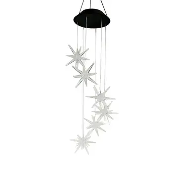 

BESTOYARD LED Solar Wind Chime Star Color Changing Mobile Wind Chime Light for Office Garden Party Home Balcony Bedroom
