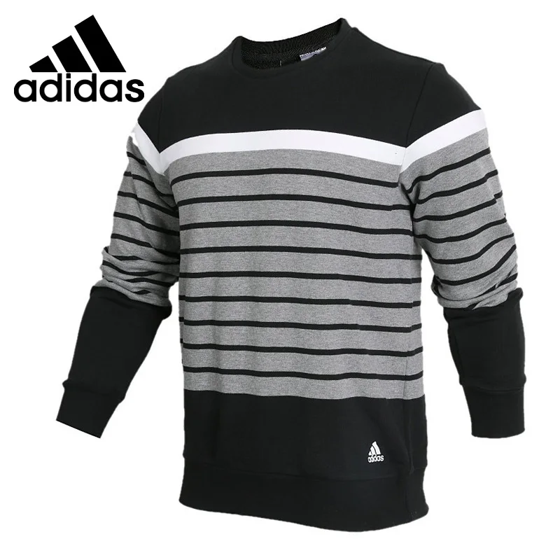 Original New Arrival 2018 Adidas CREW YD BLK Men's Pullover Jerseys Sportswear