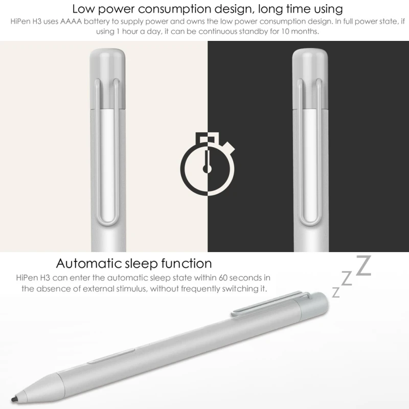 Емкостный планшет, ручка с двумя чипами, нажимной стилус, ручка для chuwi Hi13, HiPen H3, планшетный ПК, автоматический режим сна, активный стилус, почерк