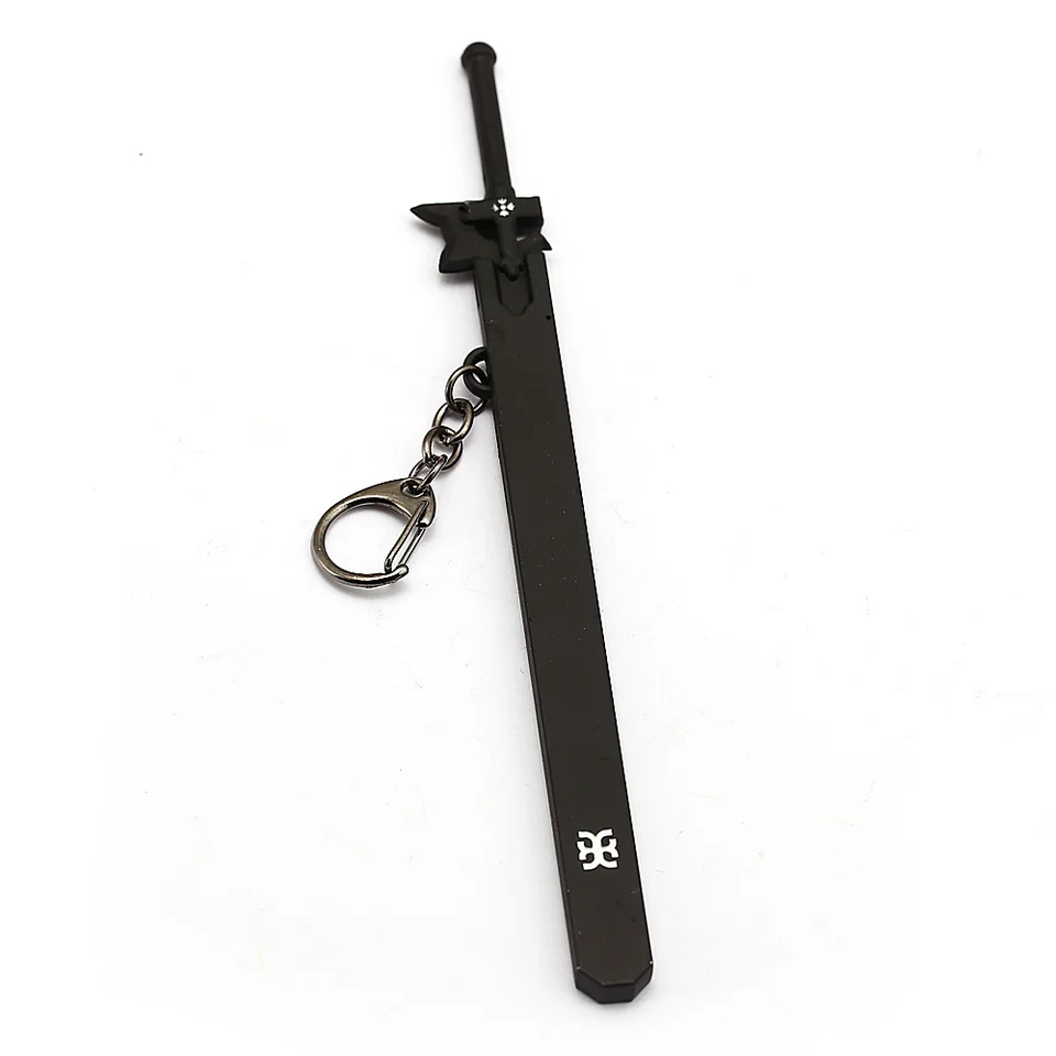 Sword Art Online Keychain Tung people Asuna Kirito Sword Key Ring Holder for Men