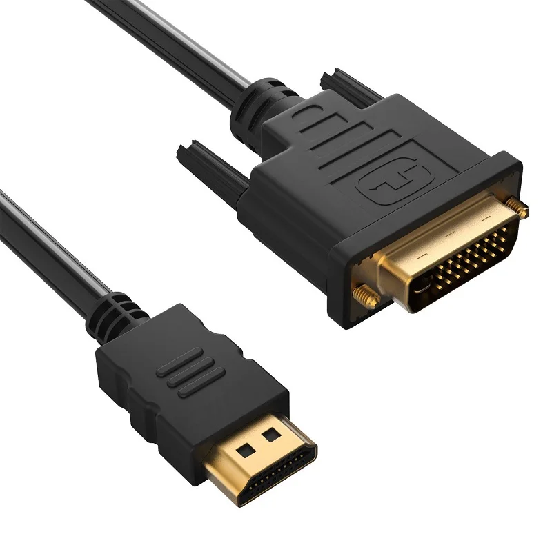 HDMI к DVI-D видео кабель адаптер-HDMI папа к DVI папа-Кабель HDMI-DVI 1080p для ЖК-и светодиодный мониторов с высоким разрешением