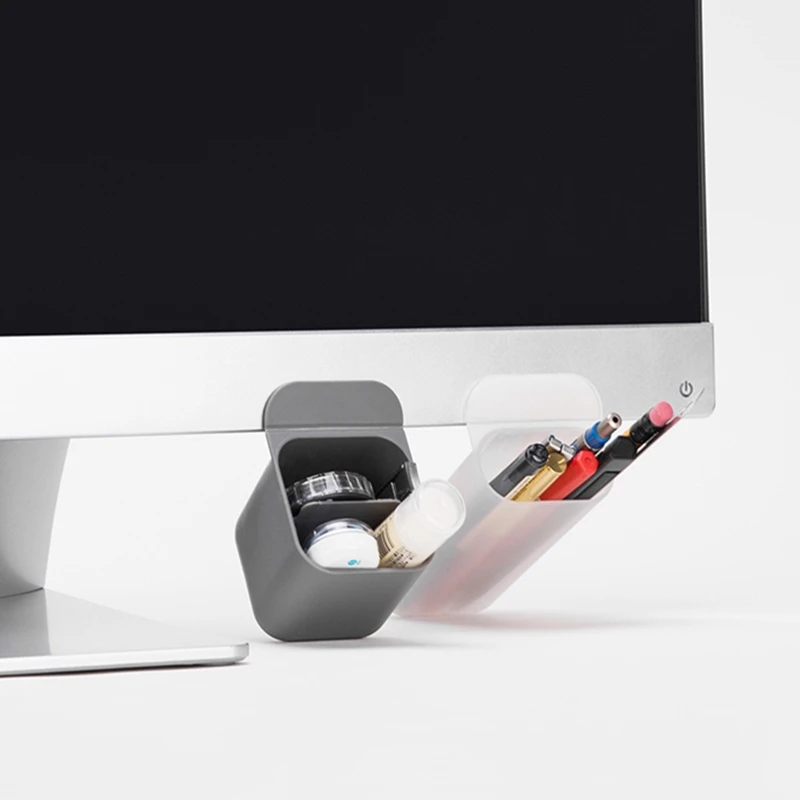 New Mini desktop organizer storage box Computer monitor storage pen holder Wall storage boxin