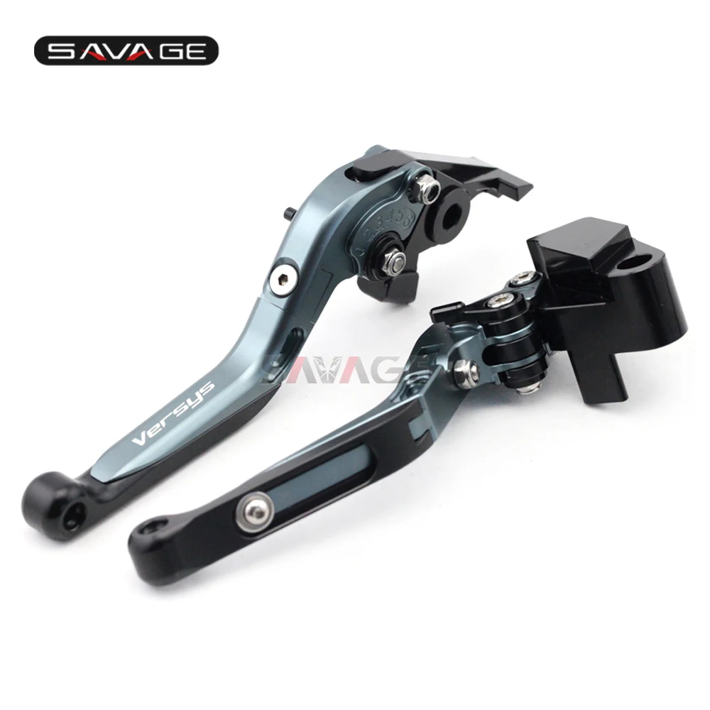 

Brake Clutch Lever For KAWASAKI KLE 650 Versys 2006 2007 2008 Titanium Motorcycle Adjustable Folding Extendable Logo Versys
