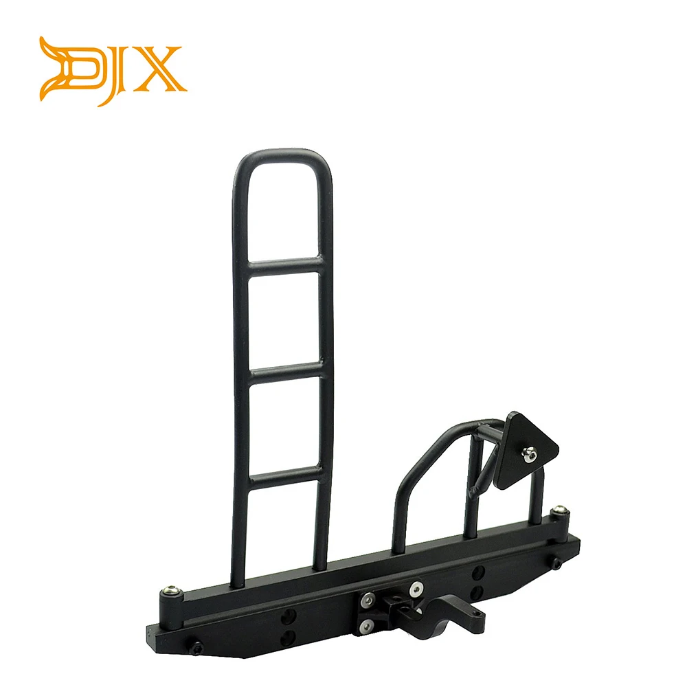

Aluminum Alloy CNC Rear Bumper w/LED Light Spare Tire Mount for SCX10 II TRAXXAS TRX-4
