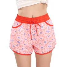 Летние Пляжные штаны женские быстросохнущие свободные пять очков повседневные XL женские плавки приморский праздник пляжные брюки