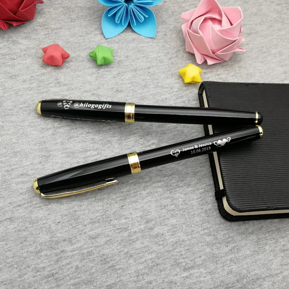 Nice quality matel rollerball pen 50g/pc with golden clip you can