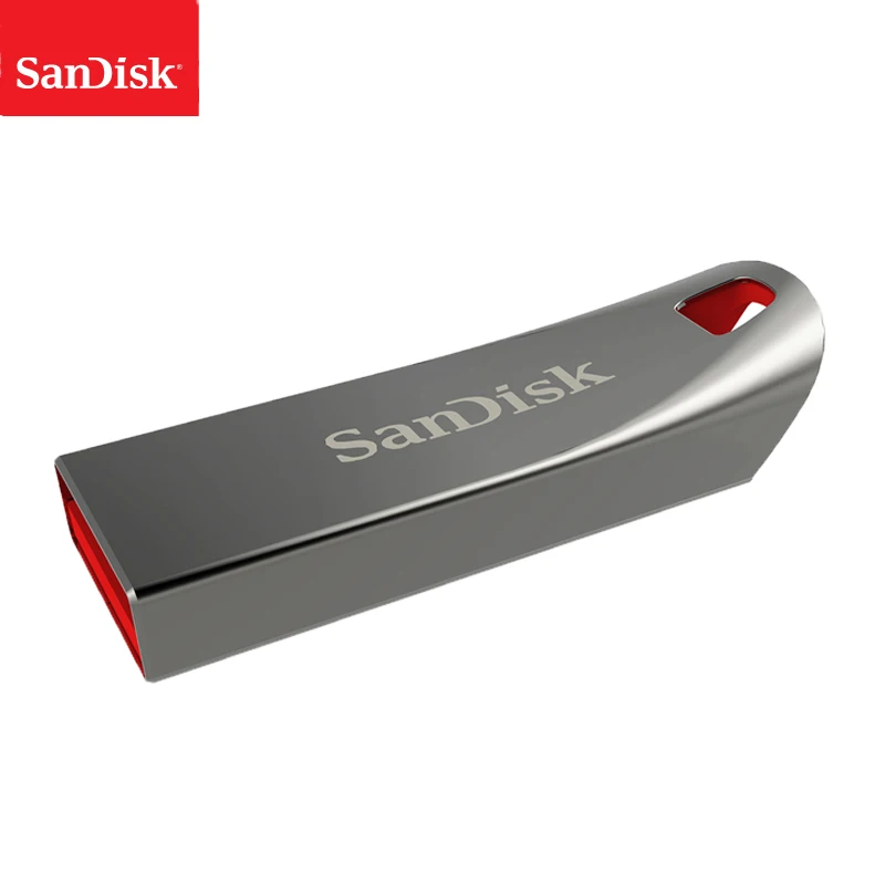 Флеш-накопитель sandisk CRUZER FORCE CZ71 USB2.0, 64 ГБ, 32 ГБ, 16 ГБ, мини-накопитель, флешки, поддержка официальной проверки