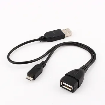 

1000pcs micro USB to OTG V8 with usb Male Power Cable For Samsung Galaxy Tablet pad MP3