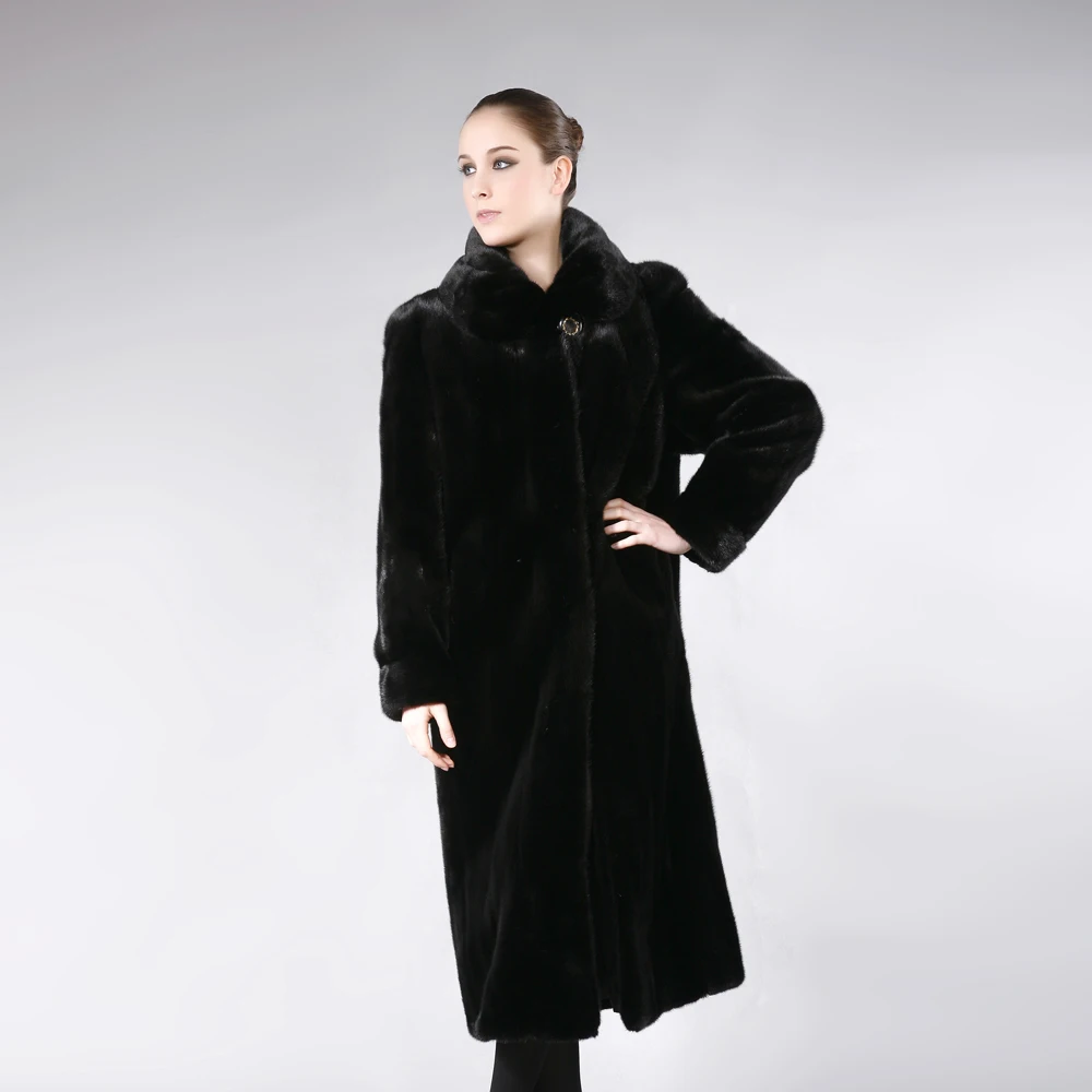 Plus size bust 110cm Fashion Ladies' Mink garment,Noble high quality
