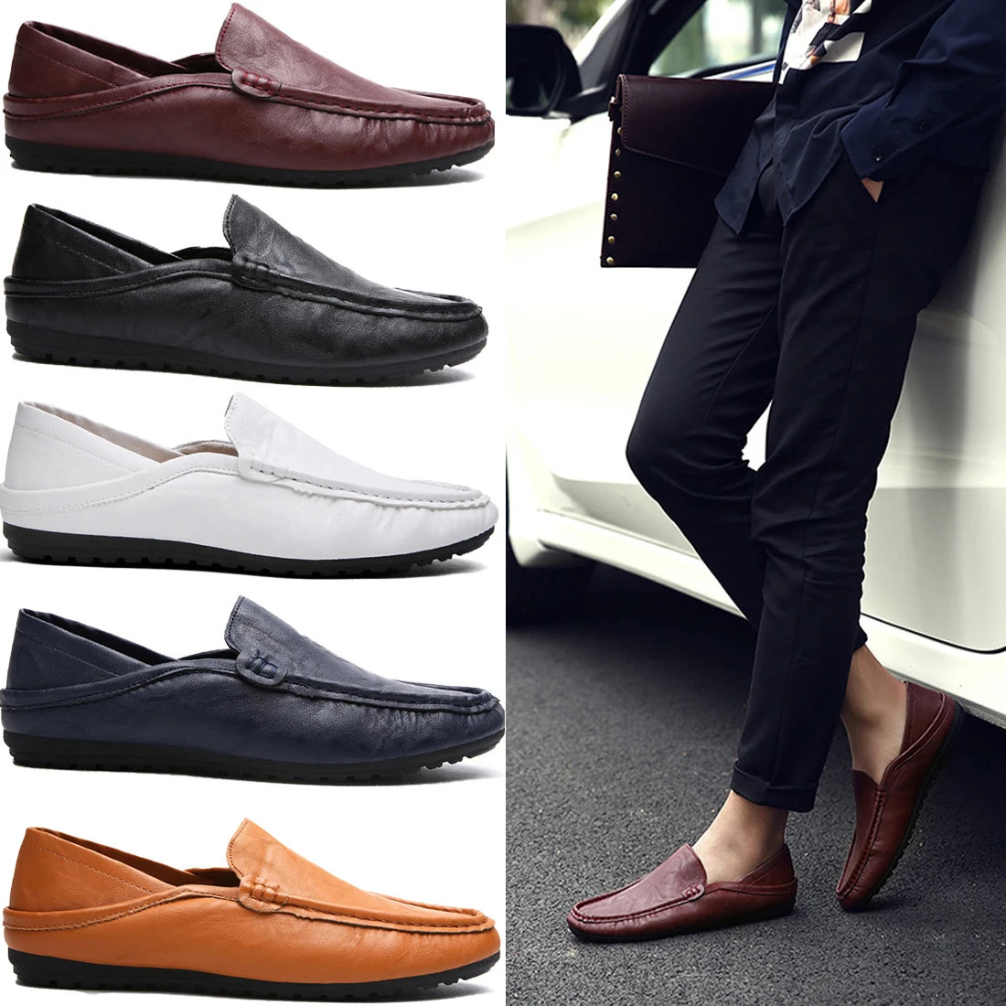 Popular Leather Loafers MenBuy Cheap Leather Loafers Men lots from