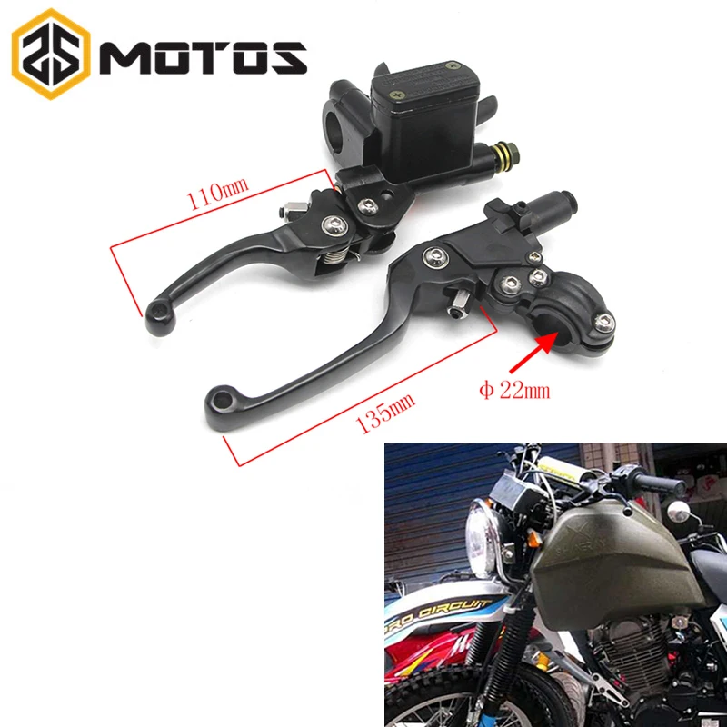 ZS MOTOS 22 мм Универсальный Мотоцикл Регулируемый ASV тормоз сцепления Рычаги Главный