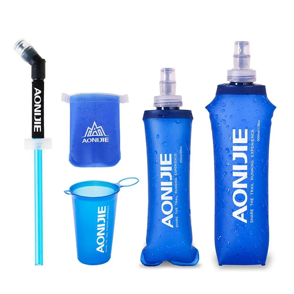 Details about   AONIJIE TPU Folding Soft Flask SportS Water Bottle for Running Camping HiO YJju 