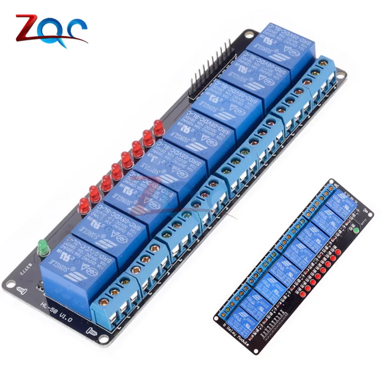 1//2//4//6//8 Channel 5V Relay Board Module Optocoupler LED for Arduino PiC ARM AVR