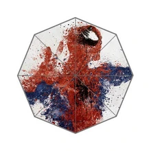 Модный дизайн зонтик на заказ супергерой паук Мужской зонтик для мужчин и женщин Горячая Распродажа UMN-504