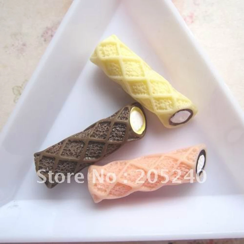 

Hot Sale For DIY Phone Case Decoration Kawaii Resin Cabochons Cookie