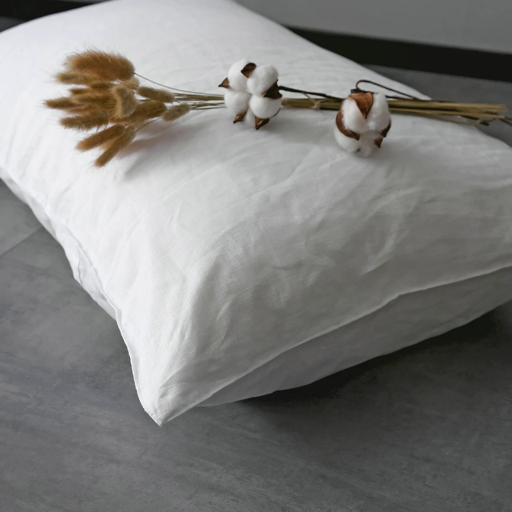 

Hand Zipper Linen Pillowcase 100%French Linen Pillowcover 1Pc Free Shipping