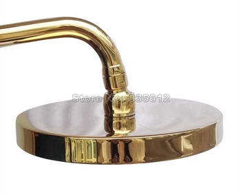 

7.7 inch Round Gold Color Brass Bathroom Rainfall Shower Head Wsh042