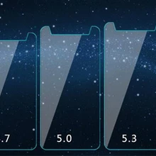 HD 2.5D 0,28 мм ультратонкий универсальный закаленное Стекло пленка для 3,5 4,3 4,5 4,7 5,0 5,3 5,5 5,7 6,0 дюймов спереди Экран защитная пленка