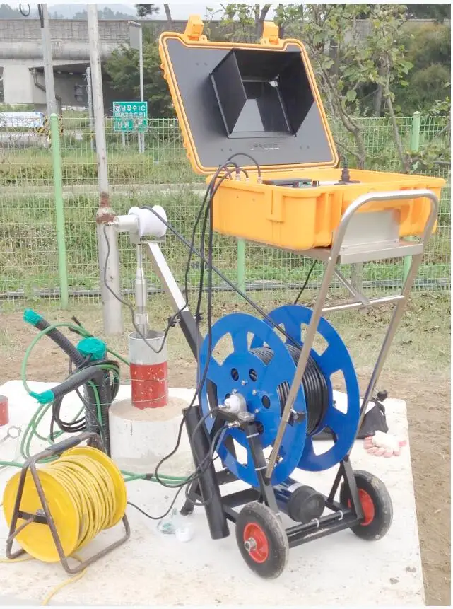 Vicam professional manufacture dual video inspection camera deep well