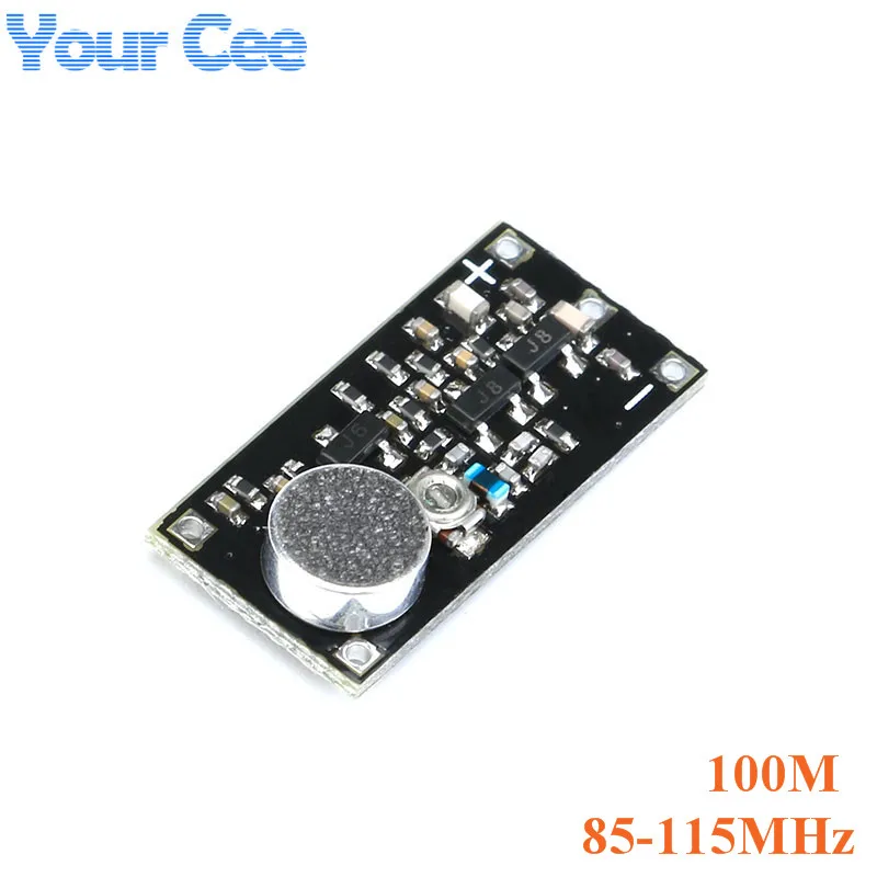 FM Transmitter Wireless Microphone Surveillance Frequency Board Module (2)