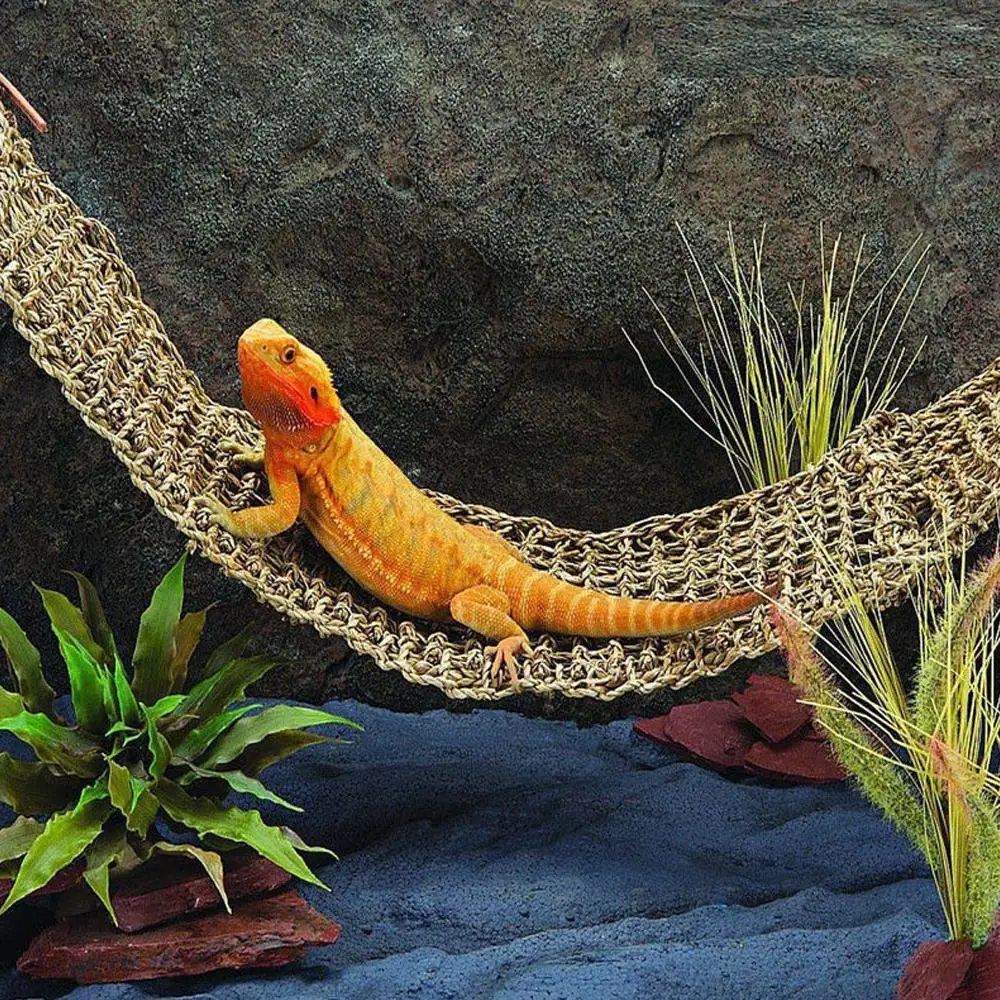 Маленький Hermit Crabs Geckos коврик для кровати аксессуары рептилий гамак ящерицы