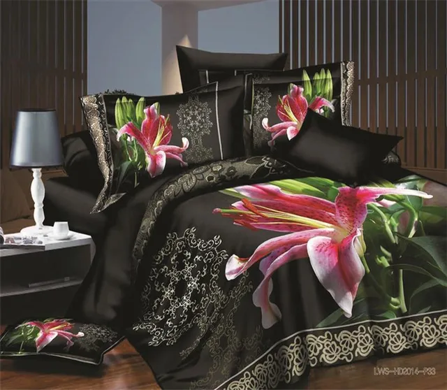 Love in London bedding set 3d bed sheet wedding luxury Quilt/Duvet