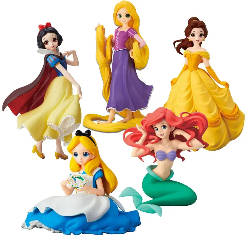 

Characters Crystalux Alice snow white ARIEL Little Mermaid toy figure girls gift