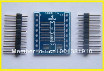 

Free shipping 10PCS/LOT SOP Adapter MSOP/SSOP/SOP8-16 to DIP16 USB universal Programmer IC Socket TL866CS/TL866A/EZP2010