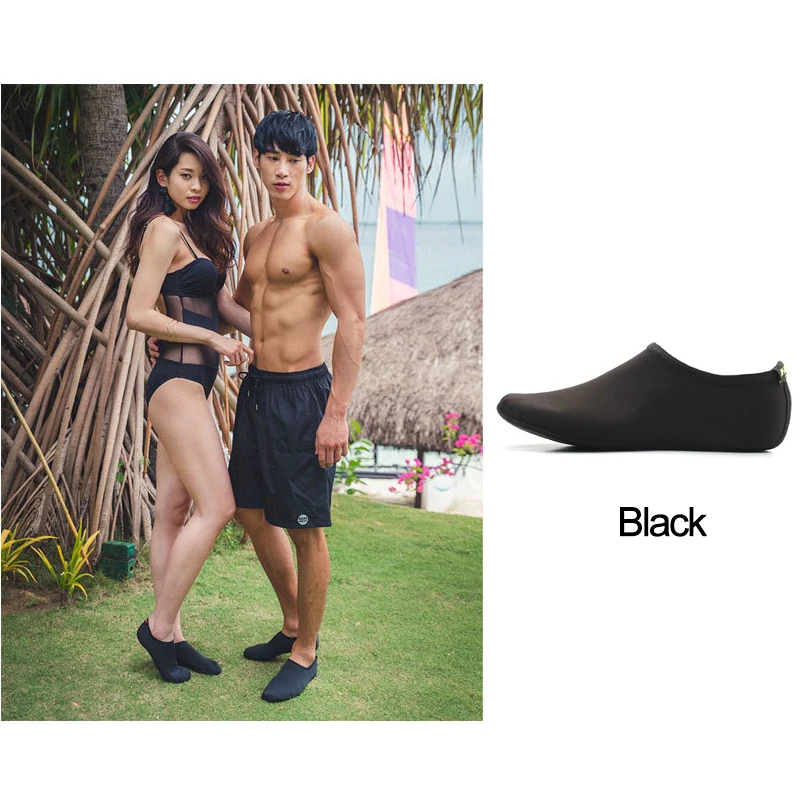 Men Women Water Shoes,Swimming Shoes Solid Color Summer Aqua Beach Shoes, Socks Seaside Sneaker slippers For Men, zapatos hombre 3