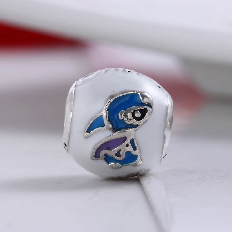 New High Quality 925 Sterling Silver Cute Cartoon Enamel Beads Fit Original DIY Pandora Bracelet Charms Authentic Jewelry | Украшения и