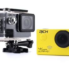 Лидер продаж SJ8000R NTK96660 правда 4 К Спорт действий Камера Wi-Fi 4 К 2 К Водонепроницаемый 2 дюймов Экран 170 градусов широкий формат