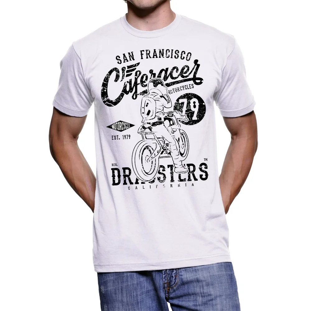 

Stranger Things Design T Shirt 2019 New T - SHIRT UOMO CAFERACER MOTORBIKE ILLUSTRATION VINTAGE T SHIRT