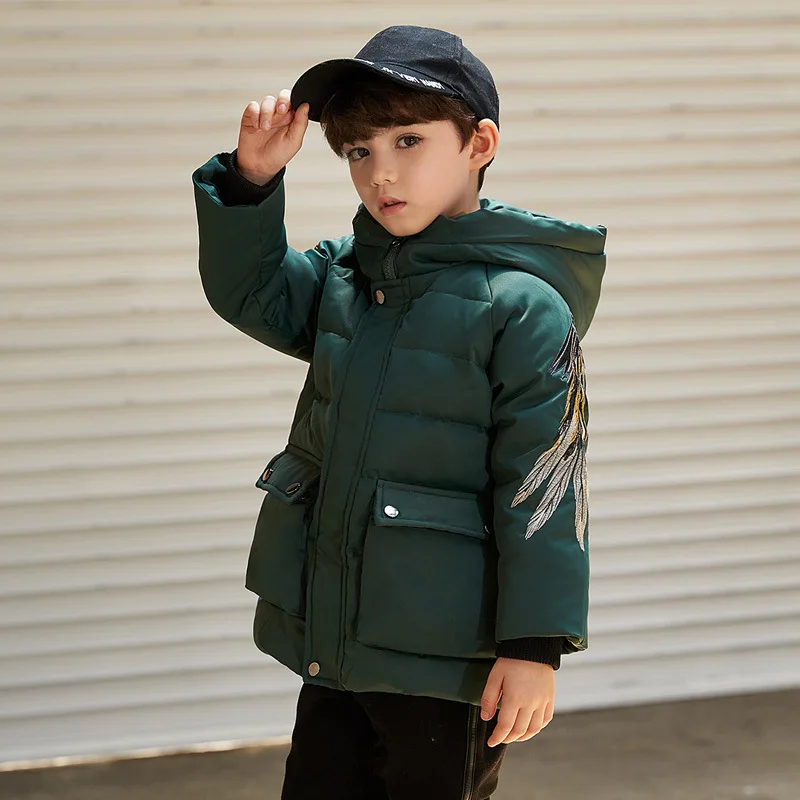 

2018 the new baby boy season more special discount counters authentic coat brief paragraph children down jacket