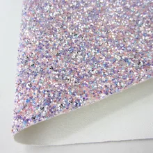 " x 11"(21 см X 29 см) светло-фиолетовый блеск кожаный лист искусственный блеск лист ткани синтетический блеск для шитья DIY K0372-7