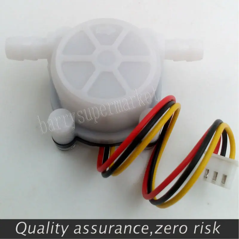 Water Coffee Flow Sensor Switch Meter Flowmeter Counter 0.3-6Lmin YF-S401 white 4