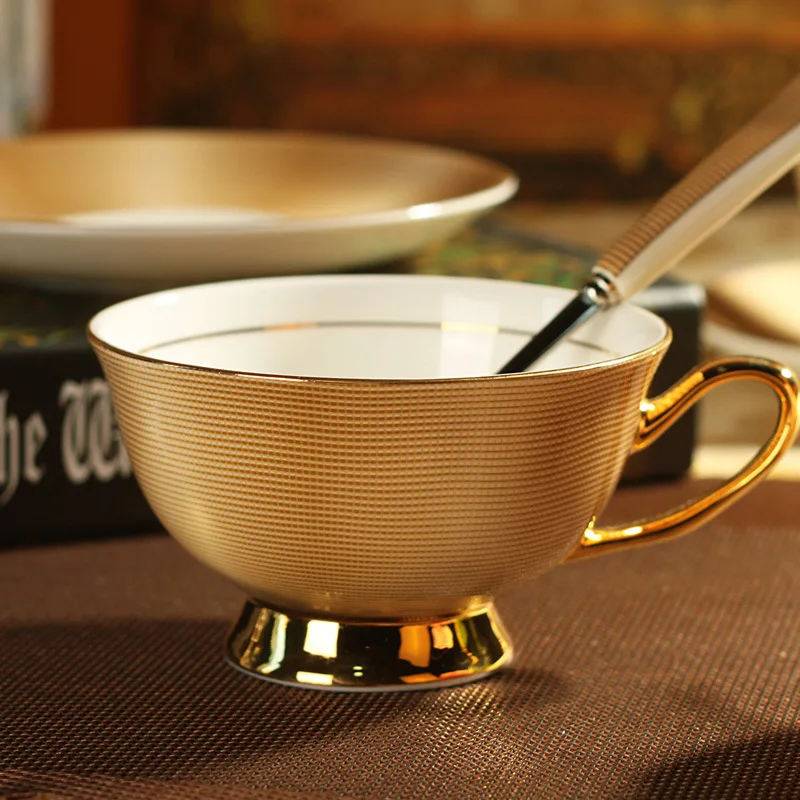 Английская королевская кофейная чашка из костяного фарфора посуда женский набор